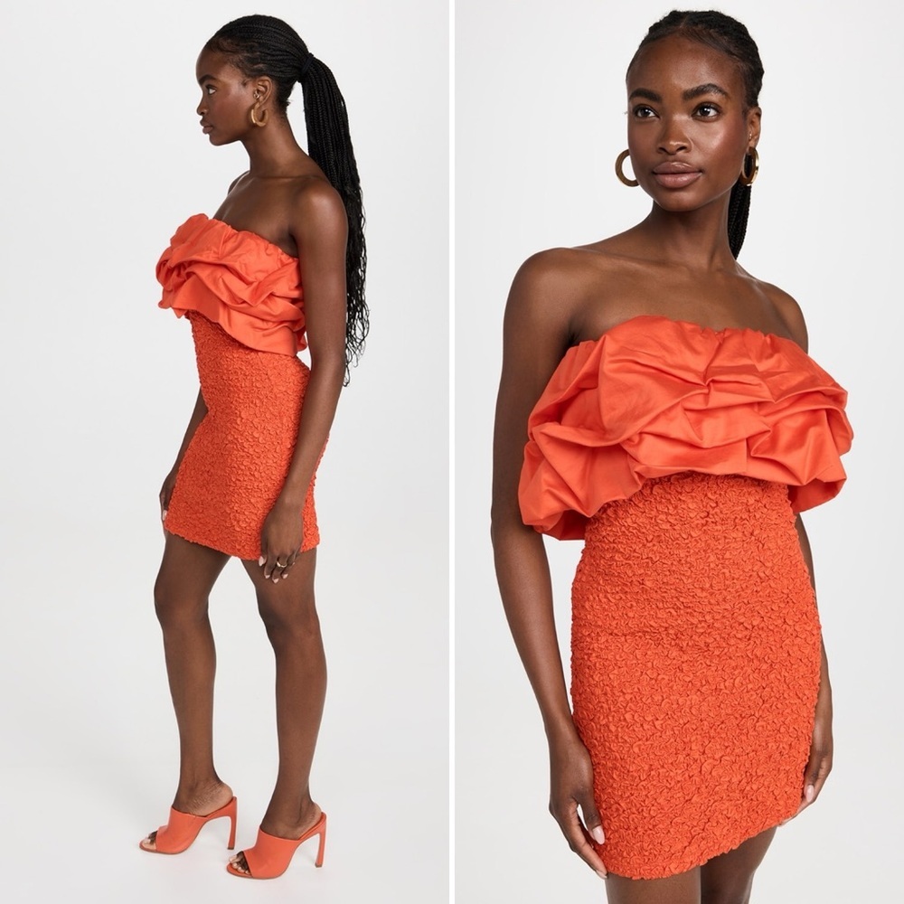 NWOT MARA HOFFMAN Popcorn Kenza Dress in Poppy Red Size XS